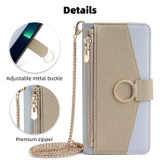 For OPPO A79 5G Crossbody Litchi Texture Leather Phone Case(Blue)