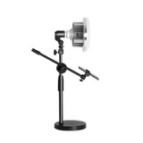 90W 155mm  Mushroom Fill Light + Desktop Overhead Photography Stand Kit for Photo/Video