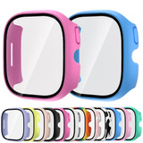 For Verizon Gizmo Watch 3 PC + Tempered Film Integrated Watch Protective Case(Pink)