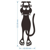 Hollow Acrylic Kitten Bookmark Label Card(OPP Packaging)