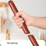 30x3.6cm Home Wooden Rolling Pin Nonstick Red Sandalwood Rolling Stick