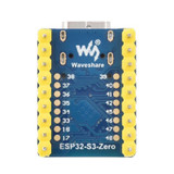 Waveshare ESP32-S3 Mini Development Board, Based On ESP32-S3FH4R2 Dual-Core Processor with Header