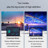 JINGHUA Mini DP To HDMI HD Video Converter Support 4K Lightning Interface(4K Black)