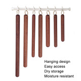 50x3.6cm Home Wooden Rolling Pin Nonstick Red Sandalwood Rolling Stick