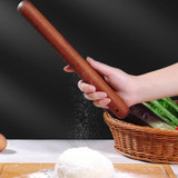 50x3.6cm Home Wooden Rolling Pin Nonstick Red Sandalwood Rolling Stick