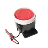 BJ-1K High-Decibel Active Buzzer Dual Audio Electronic Siren Alarm Wall-Mounted Anti-Theft Buzzer, Voltage: 220V(Red White Black)