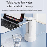 Digital Display Foldable Water Bottle Pump Electric Water Dispenser(White)