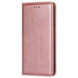 For Nokia C110 4G Gloss Oil Solid Color Magnetic Leather Phone Case(Rose Gold)