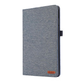 For Lenovo Tab M11 / Xiaoxin Pad 11 2024 Horizontal Flip TPU + Fabric PU Leather Tablet Case(Dark Blue)