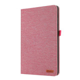 For Lenovo Tab M11 / Xiaoxin Pad 11 2024 Horizontal Flip TPU + Fabric PU Leather Tablet Case(Rose Red)