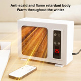 600W Desktop Electric Heater PTC Fast Heating Energy Saving Warm Fan Without Remote Control(EU Plug)