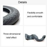 For 36cm-40cm Diameter Steering Wheel Car Silicone Protective Cover Wear Resistant Non-Slip Tire Pattern Driving Grip Sleeve(Black)