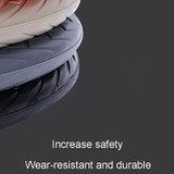 For 36cm-40cm Diameter Steering Wheel Car Silicone Protective Cover Wear Resistant Non-Slip Tire Pattern Driving Grip Sleeve(Beige)