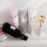 2-in-1 Multifunctional Cute Cartoon Winter Anti-dirty Warm Sleeves, Color: Puppy Gray