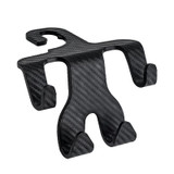 Car Storage Hook Rear Seat Invisible Multi-function Mobile Phone Holder(Black)