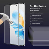 For Honor 100 2pcs ENKAY Hat-Prince Hot Bending Full Coverage Side Glue Tempered Glass Film