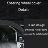 Car Mesh Steering Wheel Cover Breathable Elasticized Handle Sleeve, Size: 38cm(Red)