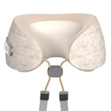 Cervical Spine Massage Instrument Multi-Function Shoulder And Neck Hot Kneading Massager(Beige)