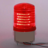 LED Rotating Warning Light Audible Alarm Light(Red)