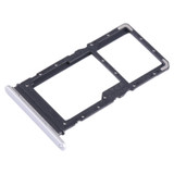 For Honor X6 SIM + SIM / Micro SD Card Tray (Silver)