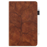 For Samsung Galaxy Tab S9+ Life Tree Series Horizontal Flip Leather Tablet Case(Brown)