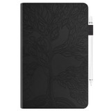 For Samsung Galaxy Tab S9+ Life Tree Series Horizontal Flip Leather Tablet Case(Black)