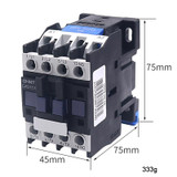 CHNT CJX2-1210 12A 220V Silver Alloy Contacts Multi-Purpose Single-Phase AC Contactor