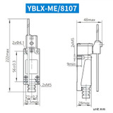 CHNT YBLX-ME8107 Limiter Travel Switches Micro Self-Resetting Stroke Switch