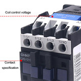 CHNT CJX2-9511 95A 220V Silver Alloy Contacts Multi-Purpose Single-Phase AC Contactor