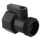 Garden Single-way ABS Handle Ball Valve Garden Hose Connector(European Thread)