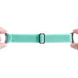 For Google Pixel Watch 2 / Pixel Watch Wave Braided Nylon Watch Band(Teal)
