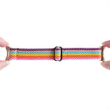 For Google Pixel Watch 2 / Pixel Watch Wave Braided Nylon Watch Band(Rainbow)