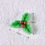 Christmas Micro Landscape Decorations Resin Craft Gifts Home Decoration Ornaments, Spec: Christmas Fruit No.12