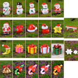 Christmas Decorations Resin Crafts Gifts Home Decorations Small Ornaments, Style: No.1 Snowman