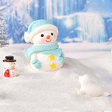 Christmas Lovely Micro Landscape Snow Ornament Decorative Accessories, Style: No.19 Holding Love Elderly