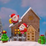 Christmas Cute Micro Landscape DIY Decorations Snowy Desktop Ornament, Style: No.5 Sitting Bear