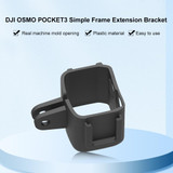 For DJI OSMO Pocket 3 PULUZ Protection Frame Cage Expansion Adapter Bracket (Black)