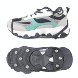 1 Pair 011 8-teeth Outdoor Snow Ice Ground Anti-slip Crampons Shoe Cover, Size:M (200-250mm)