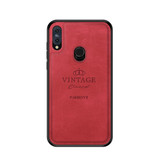 PINWUYO Shockproof Waterproof Full Coverage PC + TPU + Skin Protective Case for Asus Zenfone Max Pro (M2) ZB631KL (Red)