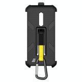 For Ulefone Armor X12 Pro Ulefone Back Clip Phone Case with Carabiner(Black)