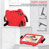 For TCL NxtPader 11 2023 Ice Baby EVA Shockproof Hard PC Tablet Case(Red+Black)