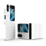 For OPPO Find N2 Flip Magic Shield Fold PC Shockproof Phone Case(White)