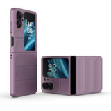 For OPPO Find N2 Flip Magic Shield Fold PC Shockproof Phone Case(Purple)