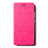 MOFI for  Meizu M5 Note Crazy Horse Texture Horizontal Flip Leather Case with Holder (Magenta)