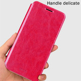 MOFI for Lenovo Lemon K10 Crazy Horse Texture Horizontal Flip Leather Case with Holder(Magenta)