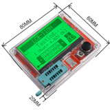 LCR-T10H Transistor Tester TFT Display For Diode Triode Capacitor Resistor Test, Spec: Dry Battery Powered