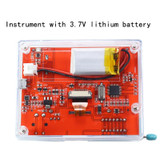 LCR-T10H Transistor Tester TFT Display For Diode Triode Capacitor Resistor Test, Spec: Built Lithium Battery 