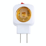 US / AU Plug to E27 Light Holder Lamp Bulbs Adapter Converter with Switch