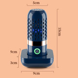 Capsule Shape Fruit Vegetable Cleaner Household Ingredients Purifiers Disinfection Sterilized Vegetable Washing Machine(Quiet Blue)