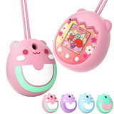 For Tamagotchi Pix Cartoon Electronic Pet Gaming Machine Silicone Protective Cover, Color: Pink
